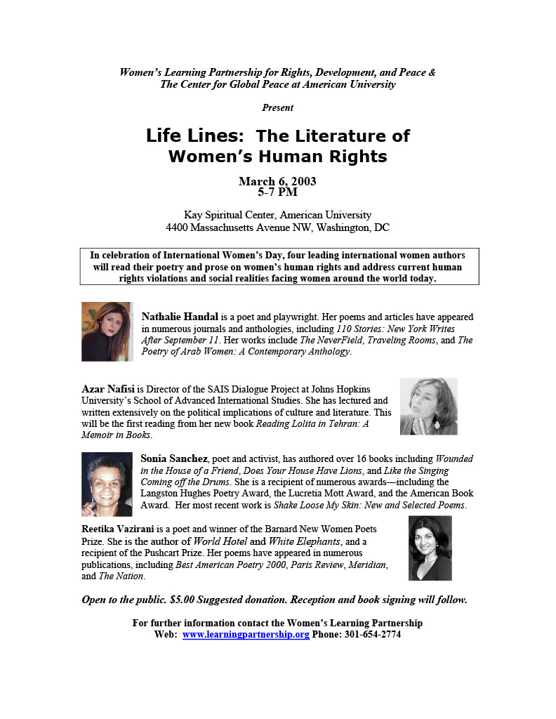 2003 Lifelines