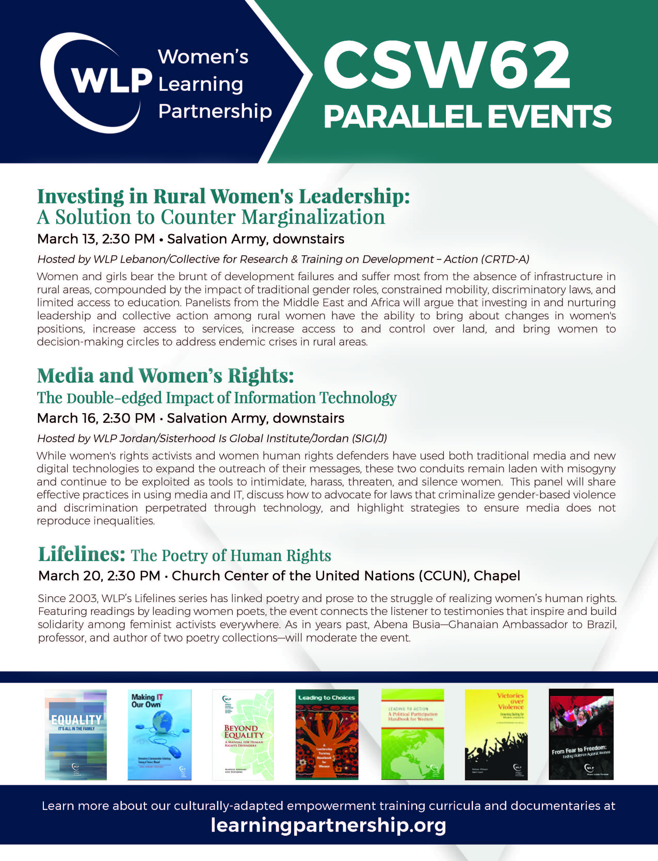 2018 CSW parallel events 