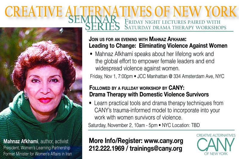Mahnaz Afkhami Seminar Series 2013