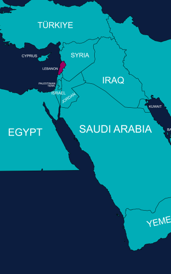 Middle East_Map_Lebanon