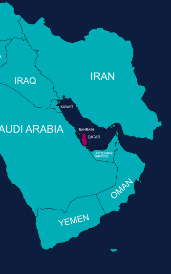 Middle East_Map_Qatar