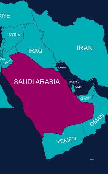 Middle East_Map_Saudi Arabia