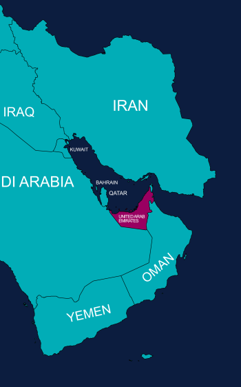 Middle East_Map_UAE