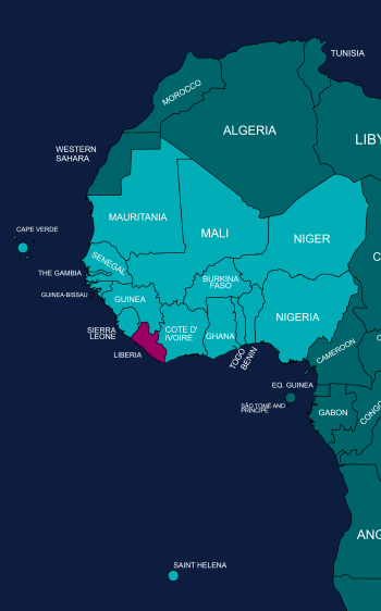 WesternAfrica_Map_Liberia