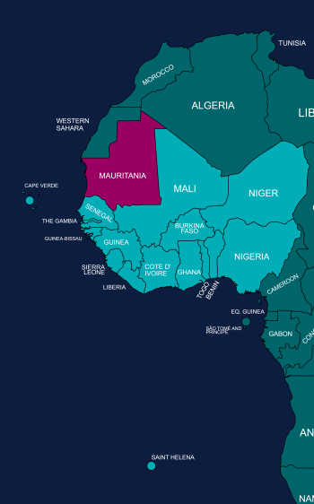WesternAfrica_Map_Mauritania