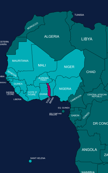 WesternAfrica_Map_Togo