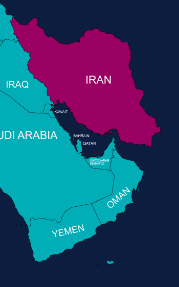 Middle East_Map_Iran