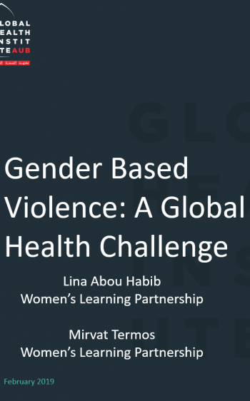 GBV - Global Health Challenge