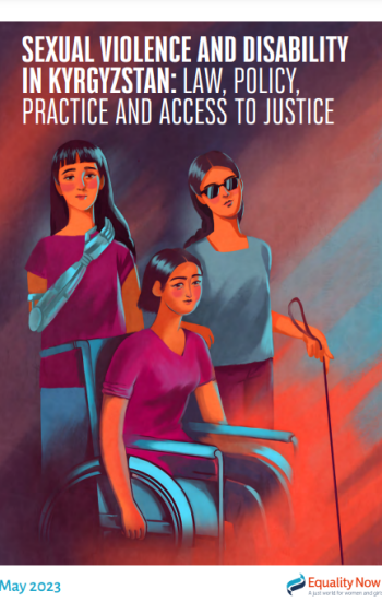 Sexual Violence and Disability in Kyrgyzstan: Law, Policy, Practice and Access to Justice_Cover