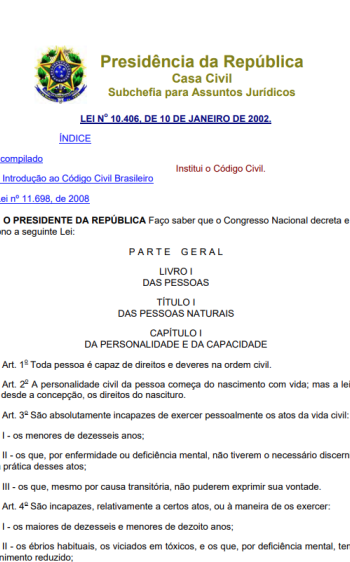 Civil Code of Brazil_Portuguese