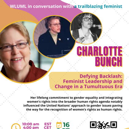 Charlotte Bunch Flyer